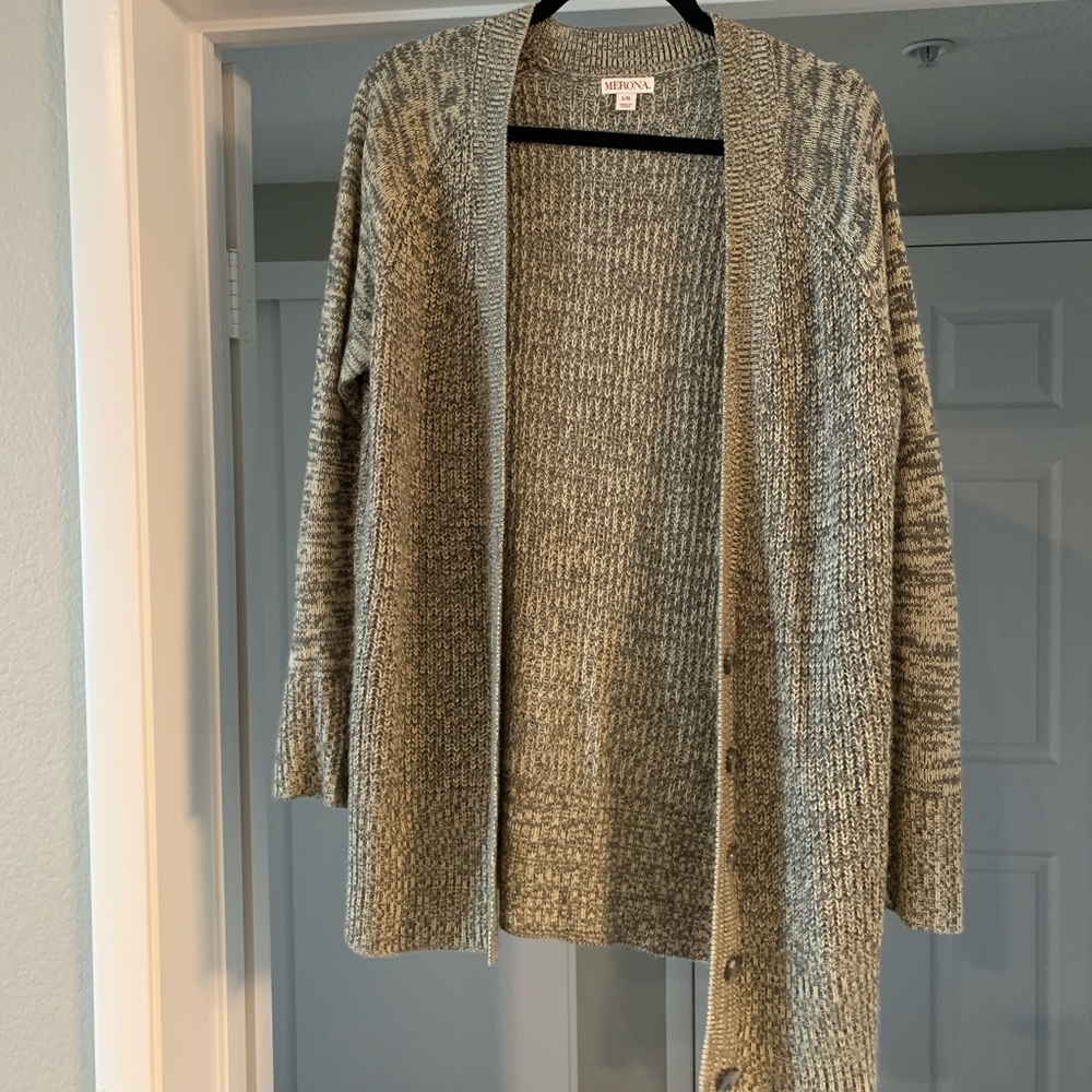 Sand colored cardigan